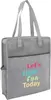 Color Basics Heathered Non-Woven Tote Bag