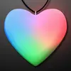 Color Changing Heart Shaped Flashing LED Fashion Necklace