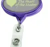 Personalized Color Chrome JUMBO Oval Badge Reel