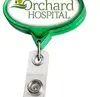 Personalized Color Chrome JUMBO Oval Badge Reel