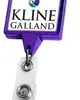 Custom Chrome Jumbo Square Badge Reel