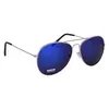 Color Mirrored Aviator Sunglasses