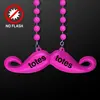 Color Mustache Beads (Non Light Up)