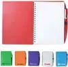 Color-Pro Spiral Unlined Notebook with Pen (5 3/4" x 7")