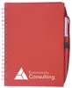 Color-Pro Spiral Unlined Notebook with Pen (5 3/4" x 7")