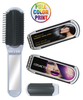 Compact Folding Hair Brush with Mirror - Single Color