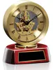 Customized Mechanical Clock with Rosewood-Brown Base