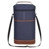 Continental Wine Cooler Bag - Embroidered