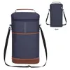 Continental Wine Cooler Bag - Embroidered