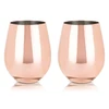 Copper Stemless Wine Glasses