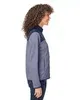 CORE365 Ladies' Venture Heathered Stripe Hybrid Jacket