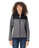 CORE365 Ladies' Venture Heathered Stripe Hybrid Jacket