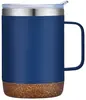 Personalized Vacuum Mug (14 oz.) with Cork Bottom