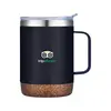 Cork Bottom Stainless Steel Mug (12 oz)