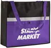 Personalized Non-Woven Snap Pocket Tote