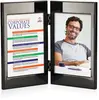 Custom Hinged Double Photo Frame for Promotion