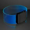 Cosmic Blue LED Magnetic Clasp Bracelets