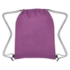Crosshatch Non-Woven Drawstring Bag