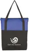 Crosshatch Non-Woven Zippered Tote Bag