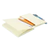 Crosshatch PU Notebook With Pen