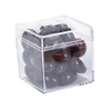 Cube Shaped Acrylic Container With Chocolate Almonds