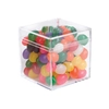 Cube Shaped Acrylic Container With Jelly Beans