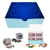 Cube Shaped Candy Set - Metallic Milk Chocolate Buttons