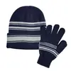 Cuff Beanie And Gloves Set