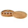 5-Piece Swivel Top Bamboo Cheese Board Set