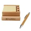 Bamboo Desk Organizer with Phone Holder