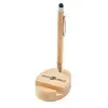 Bamboo Magnetic Stylus Pen & Phone Stand