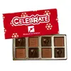 Custom Chocolate Squares Gift Box Full Color Lid (5 oz.)