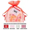 Custom Conversation Heart Organza Bags