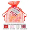 Custom Conversation Heart Organza Bags