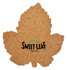 Personalized Cork Coaster - Leaf