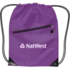 Drawstring Backpack w/Zipper