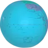 Personalized Globe Beach Ball 