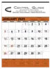 Custom Orange & Black Contractor's Memo Calendar (13-sheet)