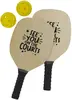 Custom Pickleball Set (2 Paddles & 2 Balls) - Personalized Sports Game Kit