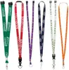 Custom Polyester Ribbed Lanyard (3/8", 5/8", 3/4" & 1")