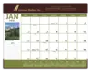 Custom Scenic Desk Pad Calendar