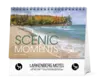 Custom Scenic Moments Large Desk Calendar