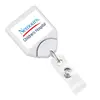 LogoClip Badge Reel - Custom Square (100 Pack)