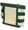 Custom Striped Accent Boat Tote