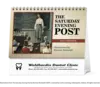 Custom The Saturday Evening Post Large Desk Calendar