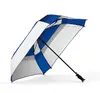 Custom Vented Auto Open Square Golf Umbrella with Gel-Filled Handle.