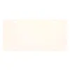 Custom White 0.055 License Plate
