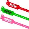 Personalized Wide Face Plastic Wristbands