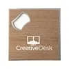 Wooden Coaster with Bottle Opener