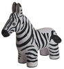 Custom Printed Zebra Stress Reliever